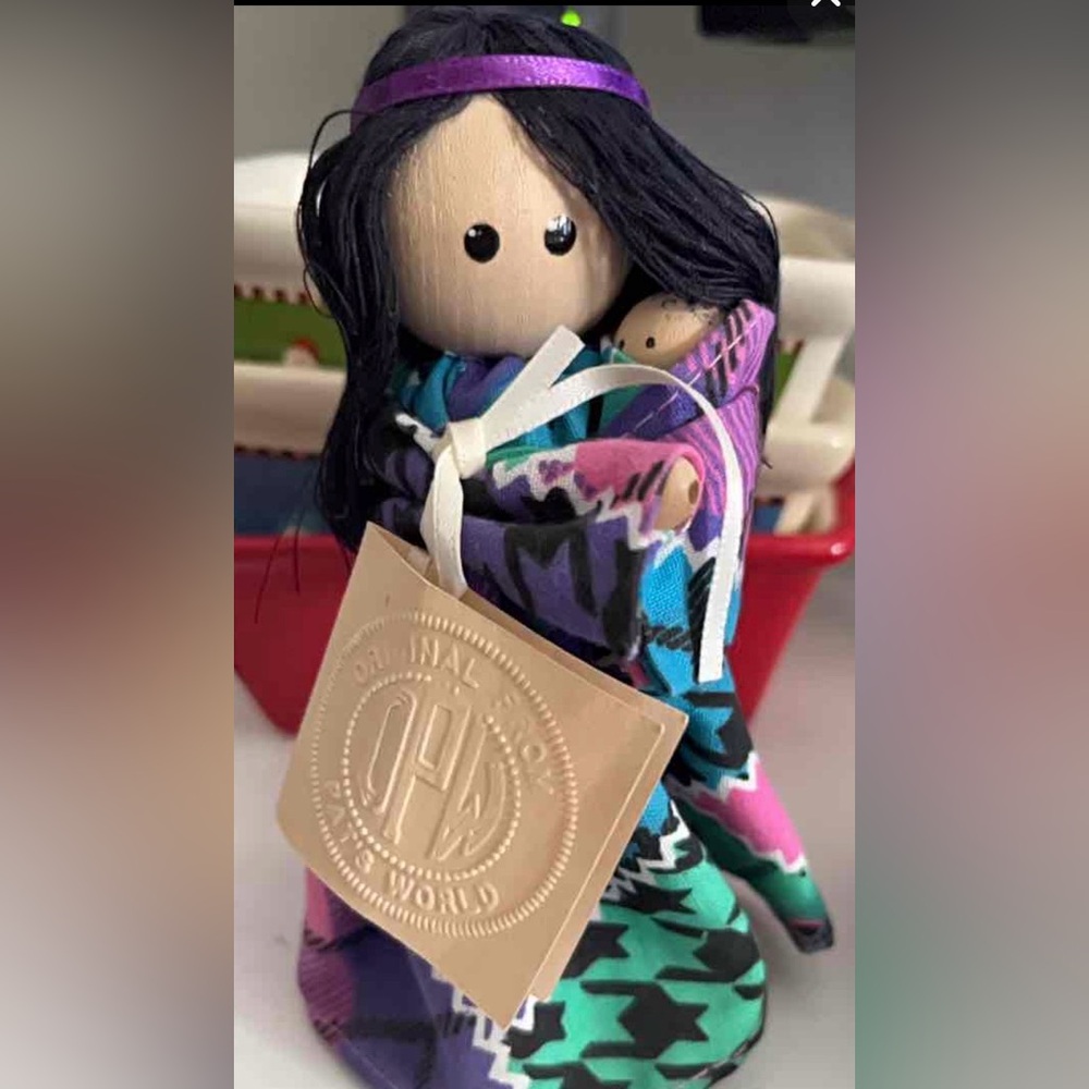 Vintage 1993 Pat Gray "Threadhead and Baby" doll.